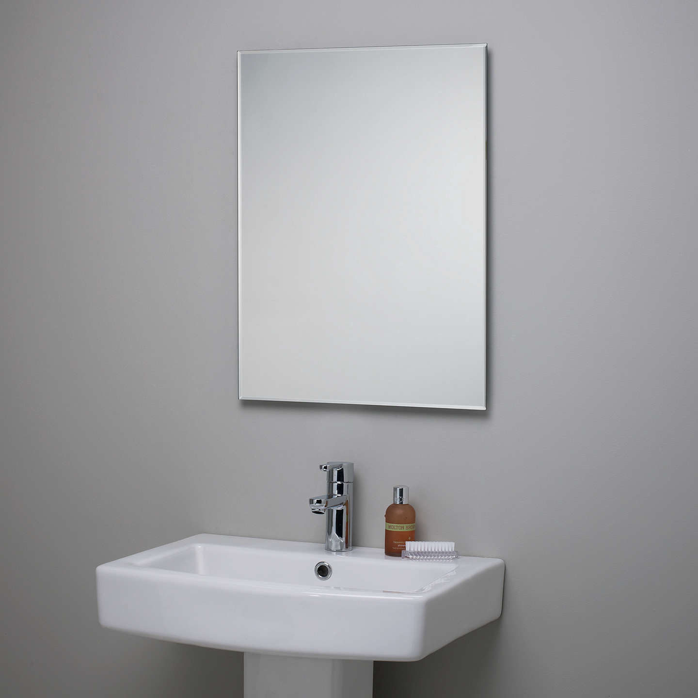 Bathroom Mirrors Online
 John Lewis Bevelled Edge Bathroom Mirror at John Lewis