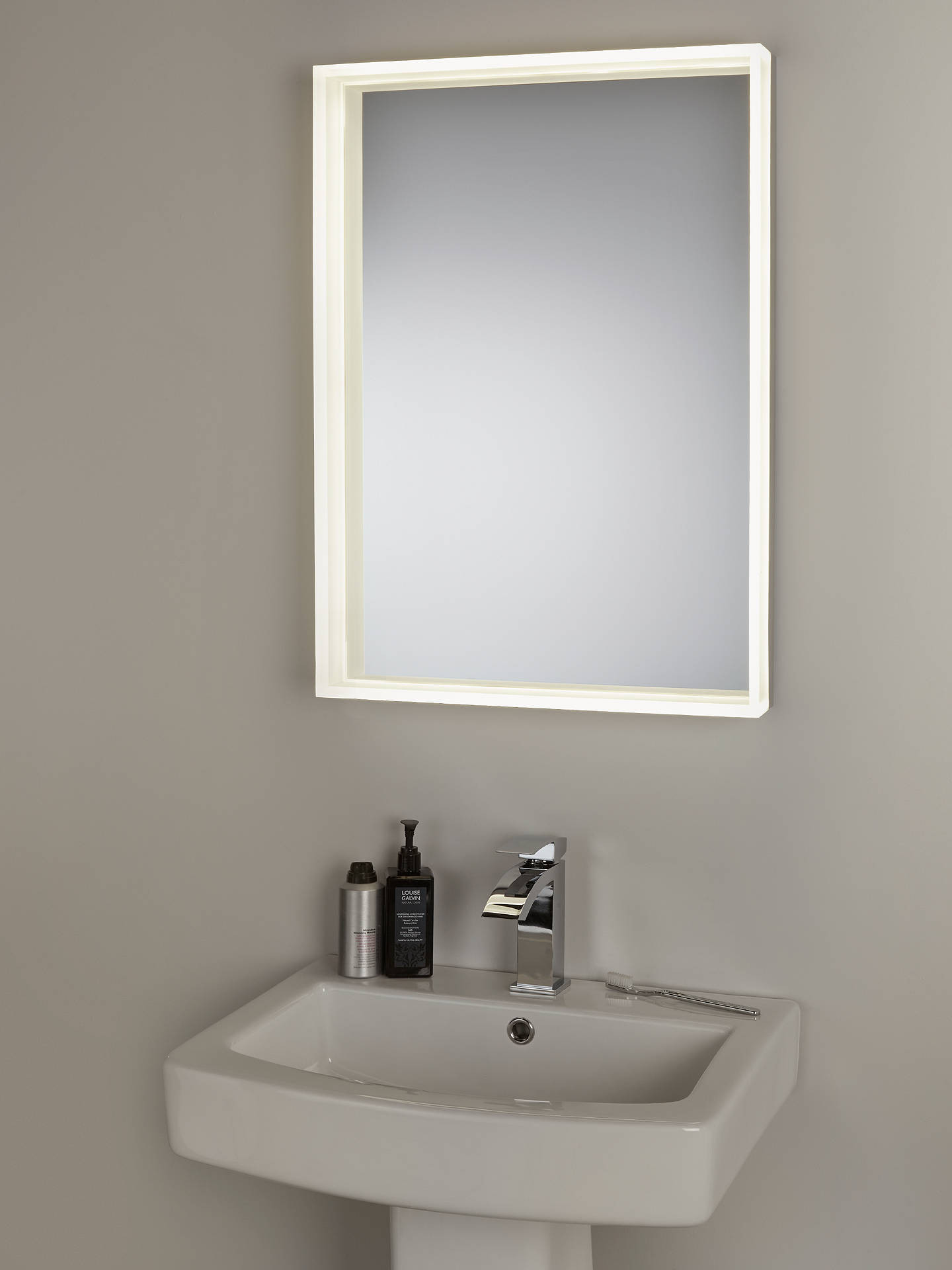 Bathroom Mirrors Online
 John Lewis & Partners LED Prism Illuminated Bathroom