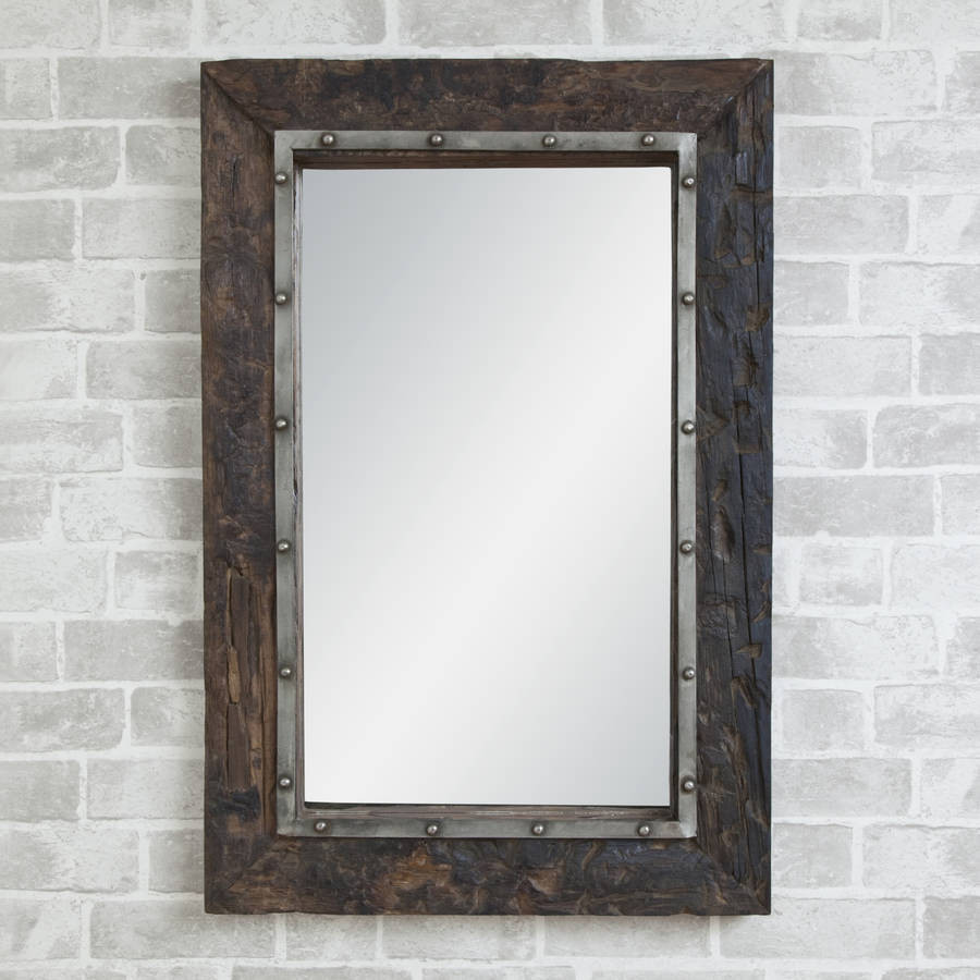 Bathroom Mirrors Online
 wooden sleeper mirror by decorative mirrors online