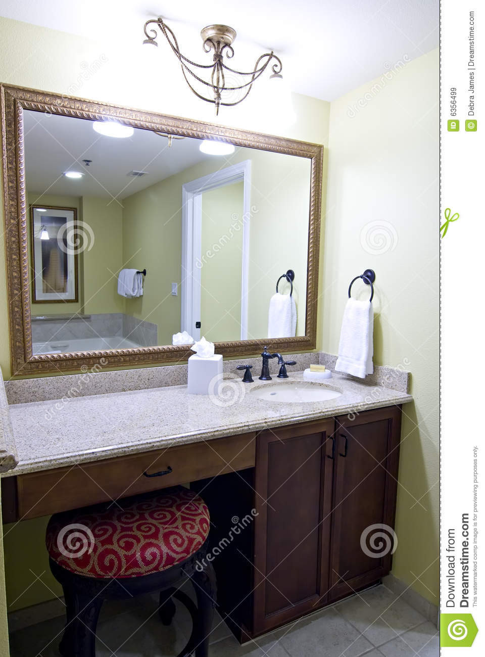 Bathroom Mirrors Over Vanity
 Mirror Bathroom Vanity Stock Image Image of hotel