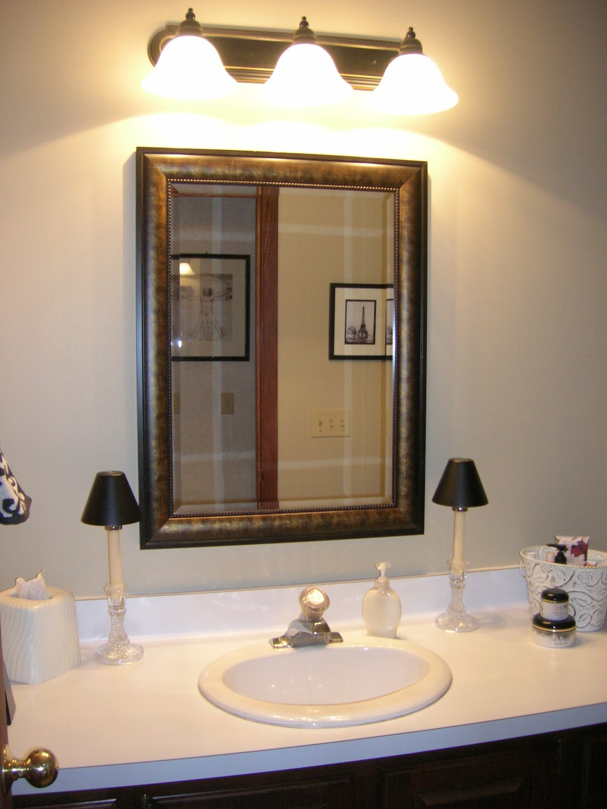 Bathroom Mirrors Over Vanity
 Maison Newton Bathroom Finished