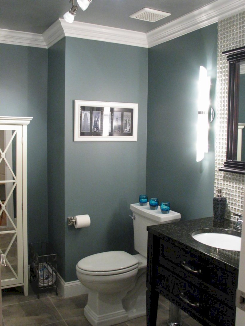 Bathroom Paint Schemes
 33 Vintage Paint Colors Bathroom Ideas ROUNDECOR