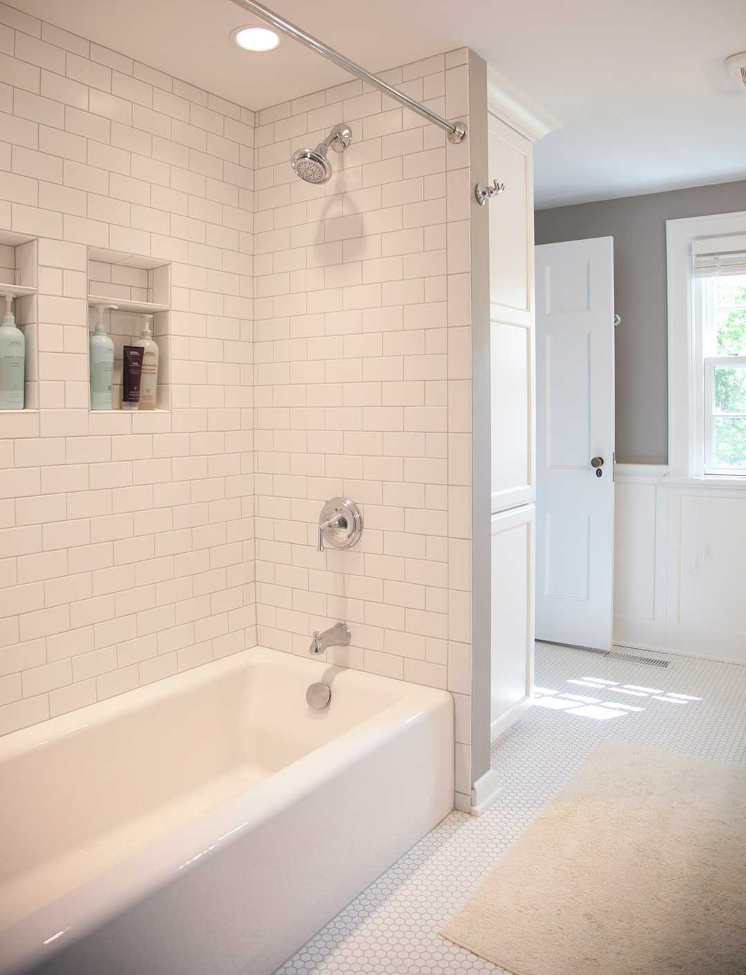 Bathroom Remodel Madison Wi
 Stunning White Master Bathroom Remodel in Nakoma Madison