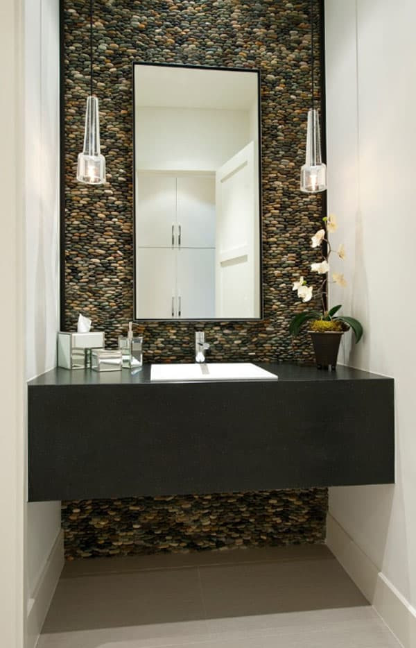 Bathroom Rock Wall
 63 Sensational bathrooms with natural stone walls