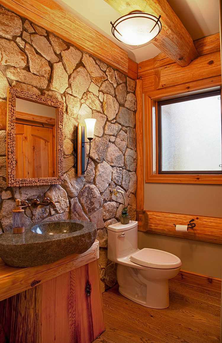 Bathroom Rock Wall
 30 Exquisite and Inspired Bathrooms with Stone Walls