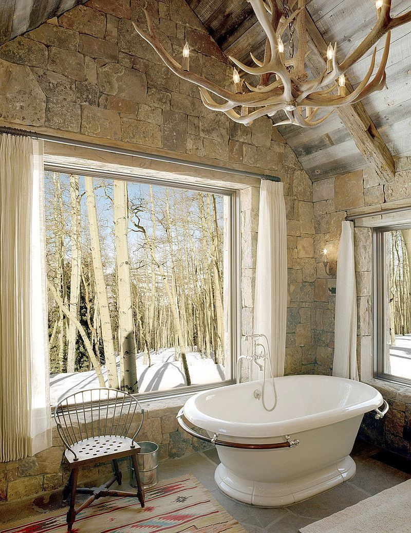 Bathroom Rock Wall
 Exquisite & Inspired Bathrooms With Stone Walls