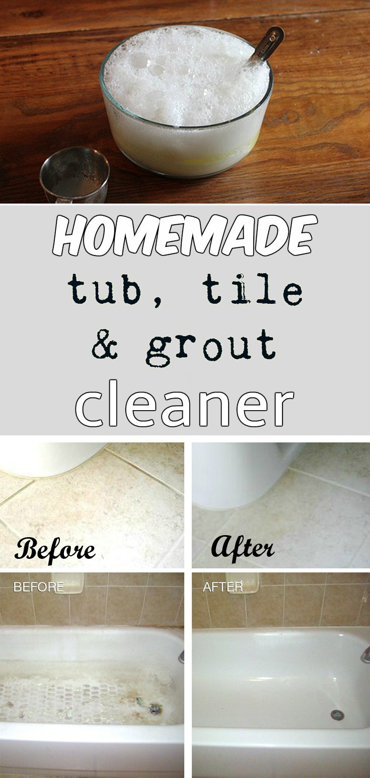 Bathroom Shower Tile Cleaner
 Homemade tub tile and grout cleaner