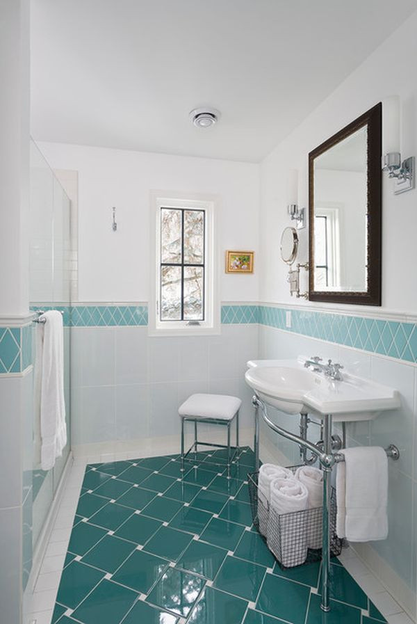 Bathroom Tile Examples
 20 Functional & Stylish Bathroom Tile Ideas