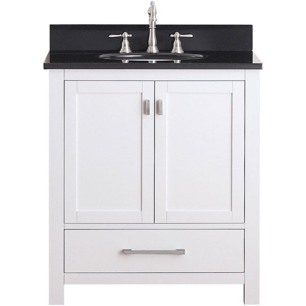 Bathroom Vanities Under $500
 Shop Avanity Modero 30 inch White Finish Vanity bo