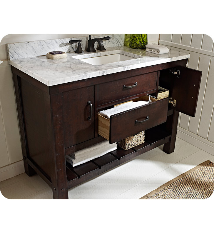 Bathroom Vanities Under $500
 Fairmont Designs 1506 VH48 Napa 48" Open Shelf Modern