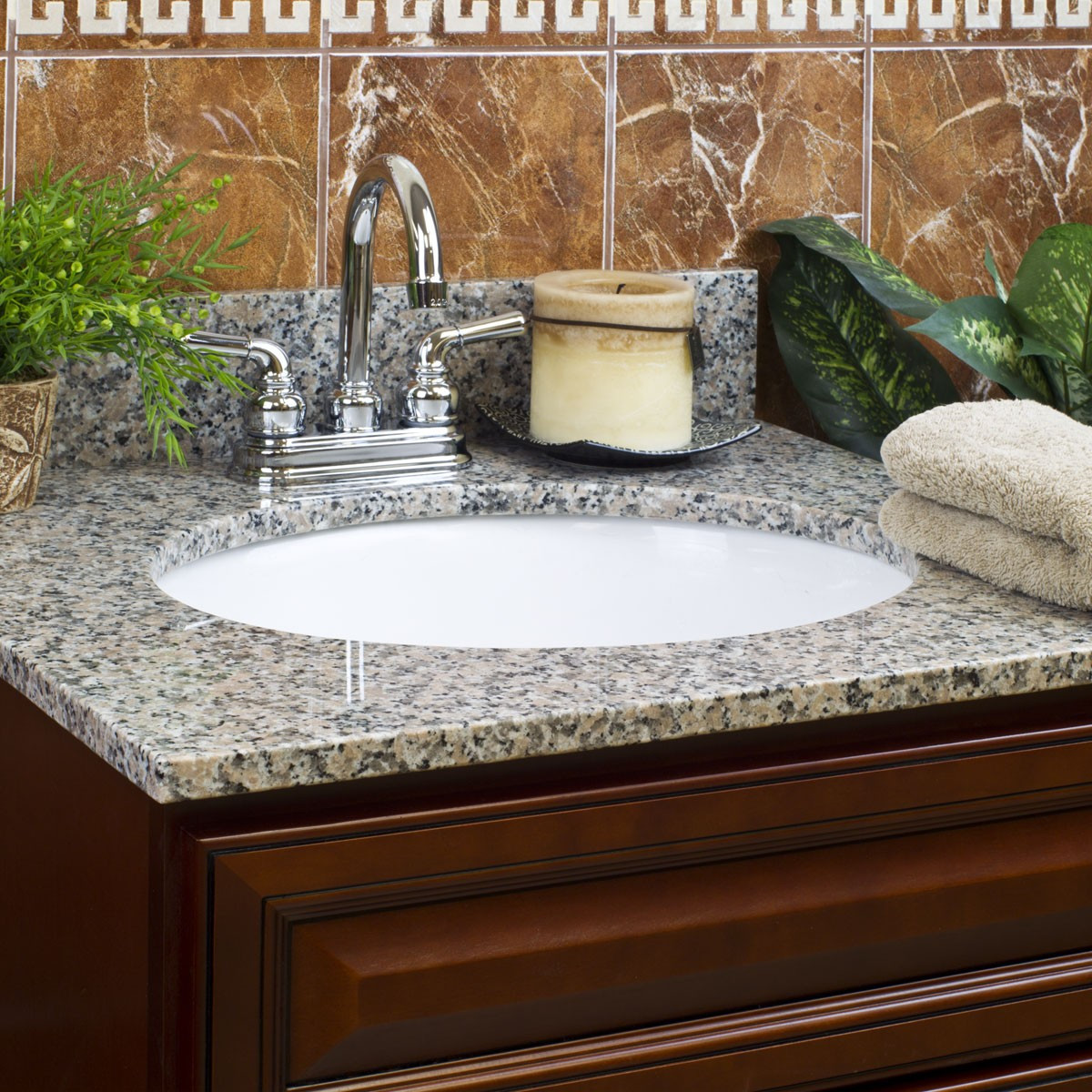 Bathroom Vanities With Granite Tops
 Burlywood Granite Vanity Tops