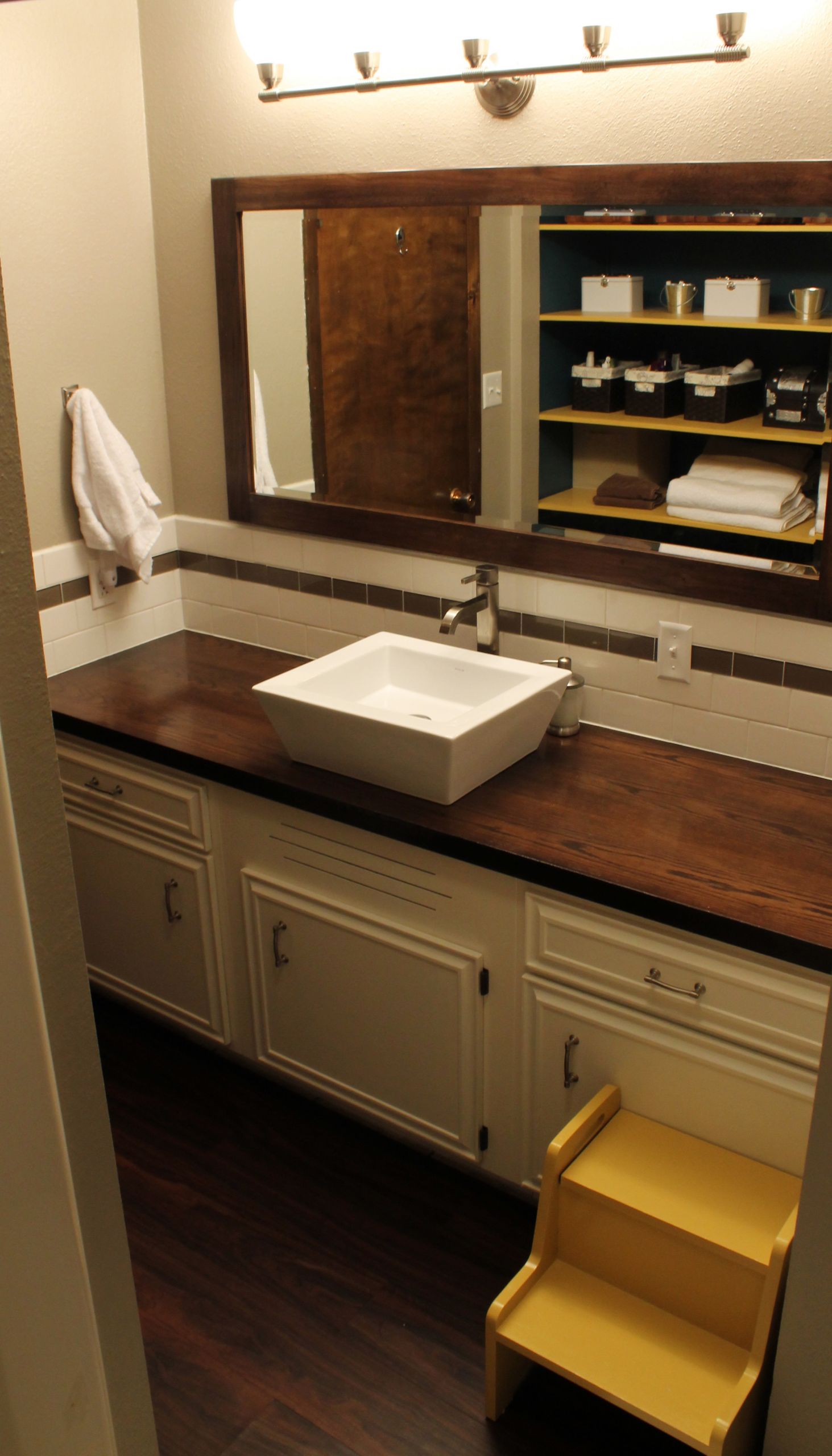 Bathroom Vanity Cabinets With Tops
 Wood Countertop