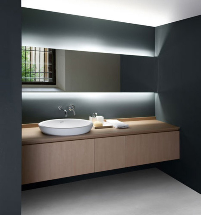 Bathroom Vanity Lighting Design
 Seductive Bathroom Vanity With Lights Design Ideas