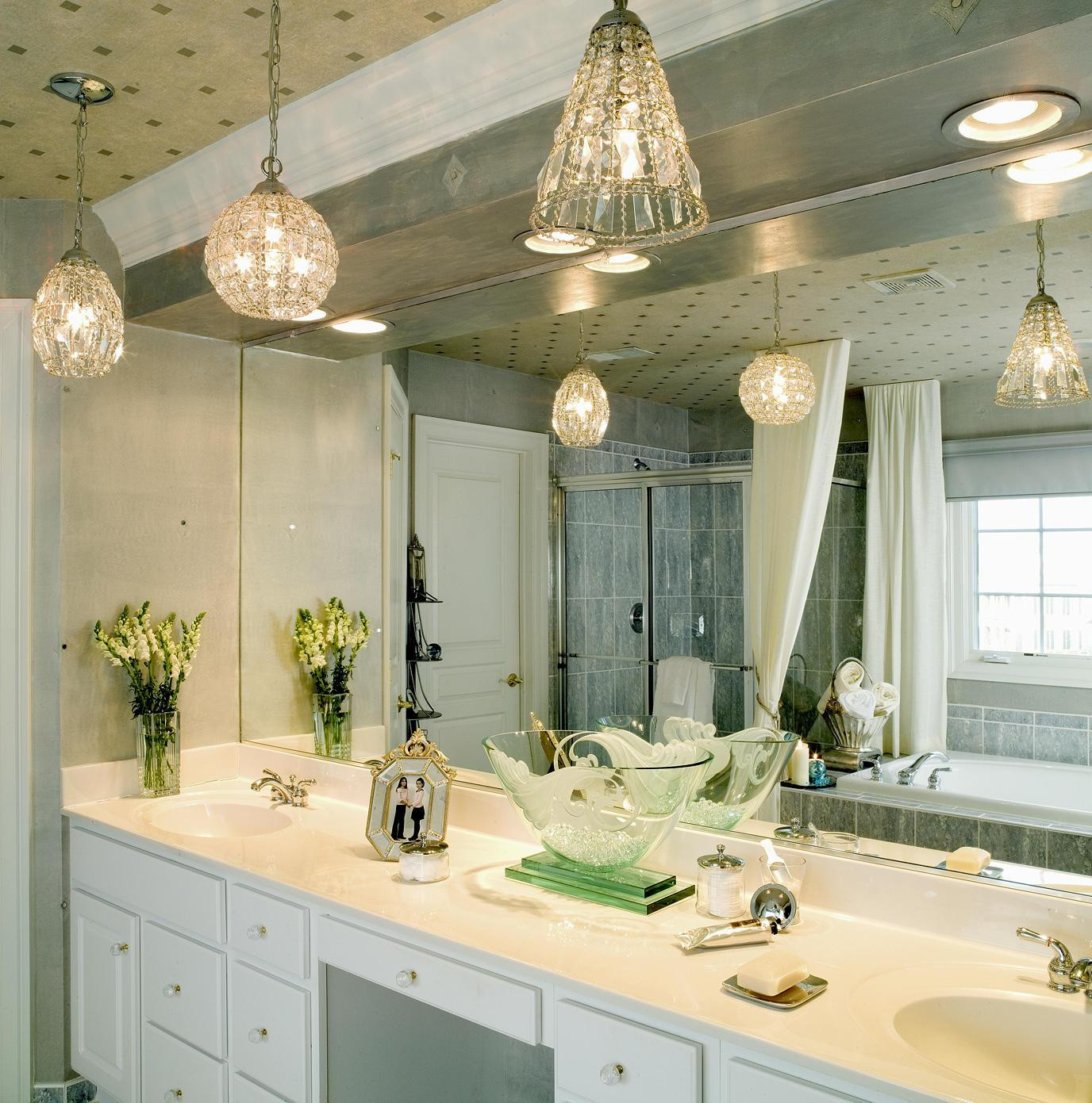 Bathroom Vanity Lighting Design
 Bathroom Pendant Lighting Fixtures with a Controllable