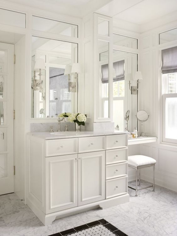 Bathroom Vanity With Makeup Table
 30 Most Outstanding Bathroom Vanity with Makeup Counter Ideas