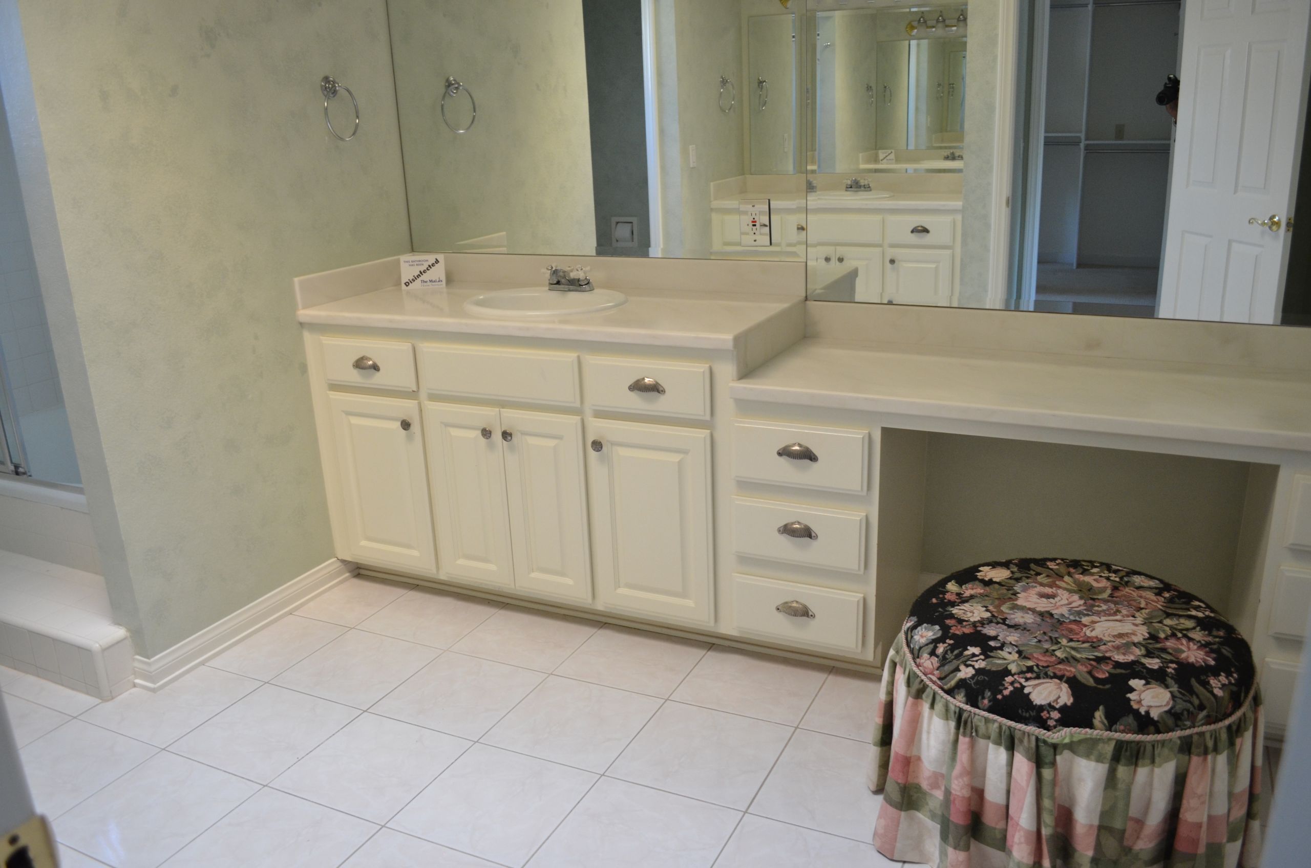 Bathroom Vanity With Makeup Table
 Project e – Irvine