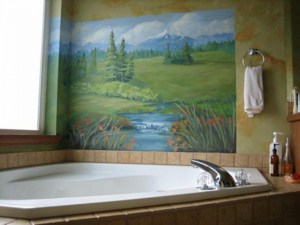 Bathroom Wall Murals
 21 great mosaic tile murals bathroom ideas and pictures
