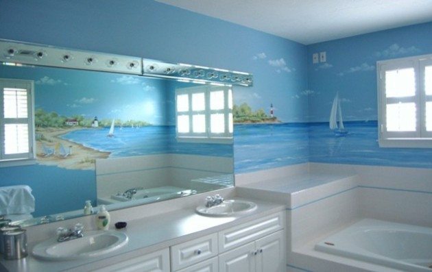 Bathroom Wall Murals
 14 Beautiful Wall Murals Design For Your Dream Bathroom
