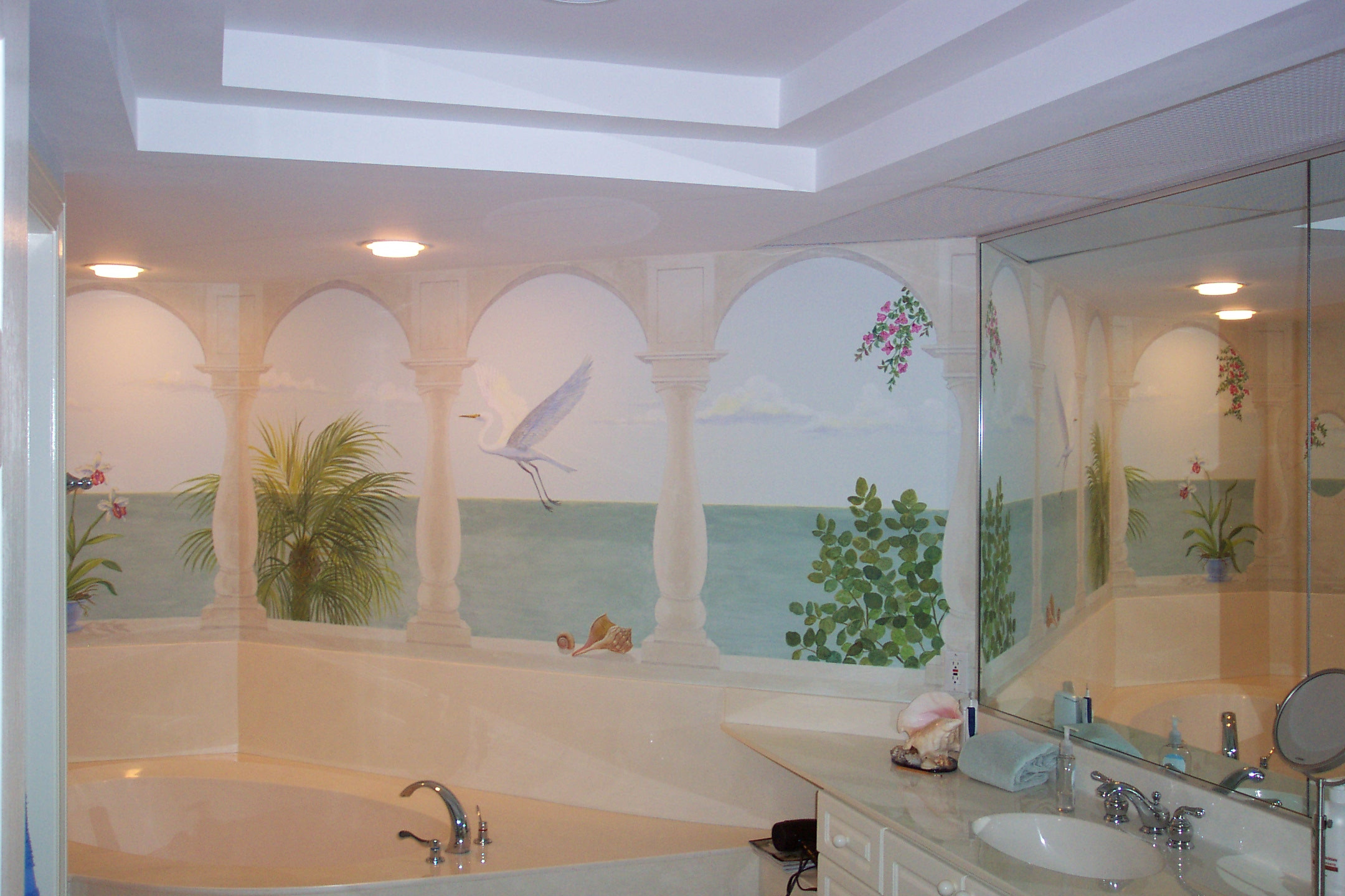 Bathroom Wall Murals
 21 great mosaic tile murals bathroom ideas and pictures