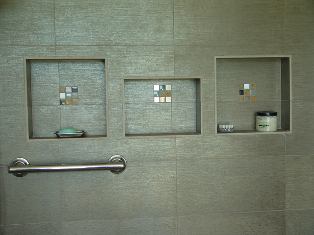 Bathroom Wall Niche
 EZ NICHES Bathroom Shampoo Soap Recess Shelf Wall Niche