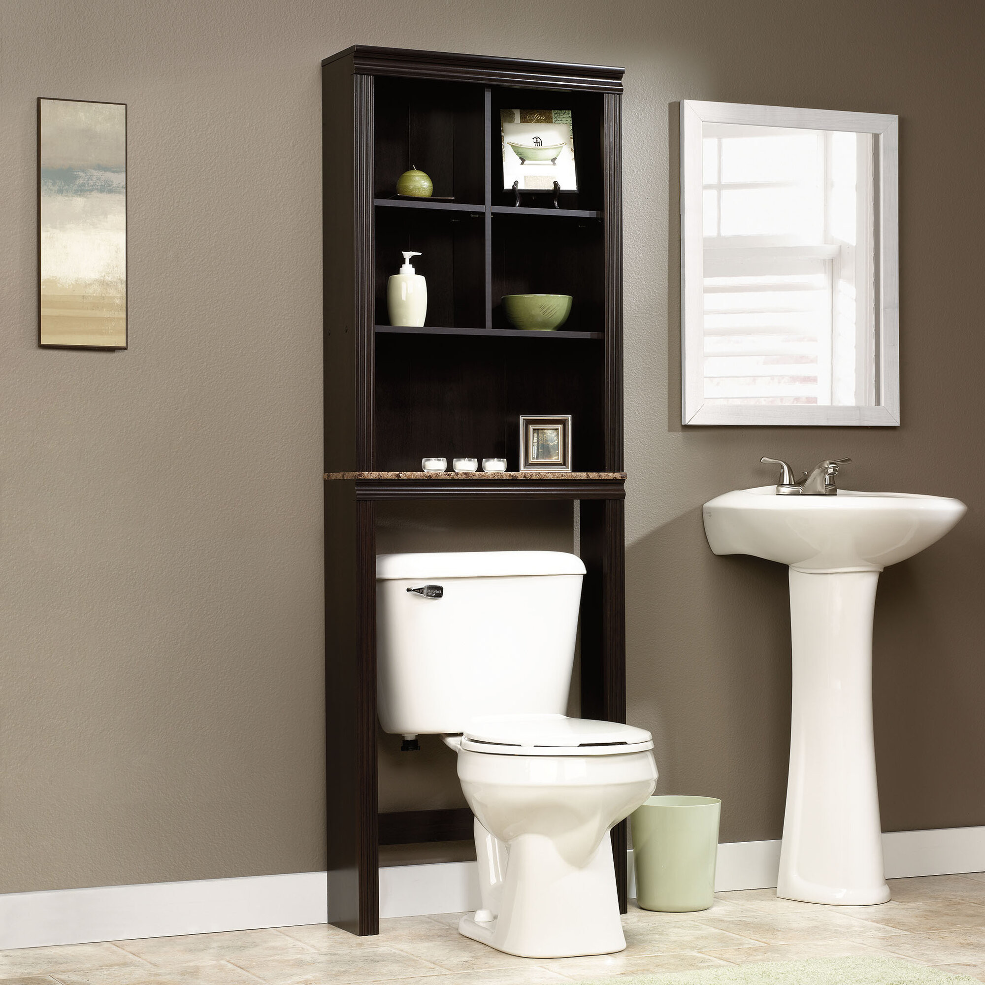 Bathroom Wall Shelves Over Toilet
 Over The Toilet Storage Bathroom Space Saver Cubby