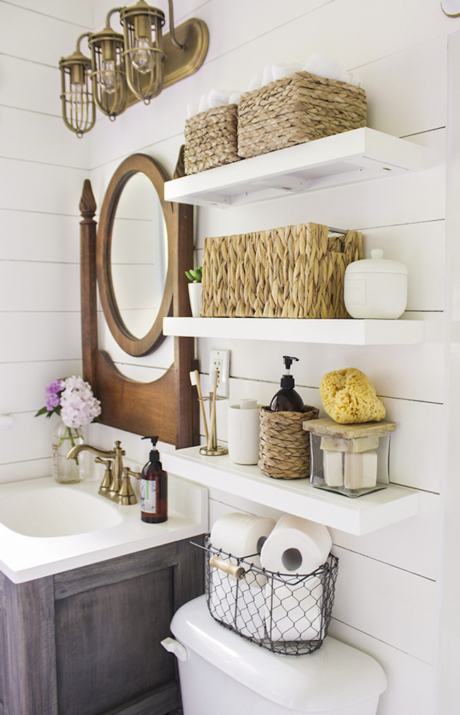 Bathroom Wall Shelves Over Toilet
 15 Exquisite Bathrooms That Make Use of Open Storage