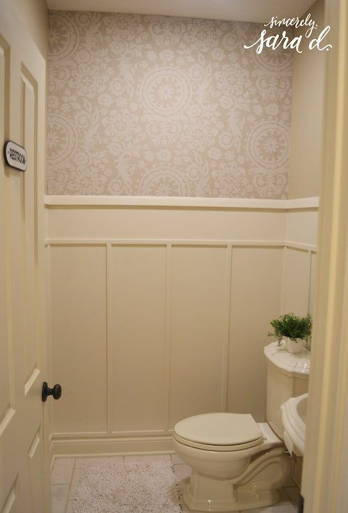 Bathroom Wall Treatments
 Bathroom Wall Paneling Sincerely Sara D