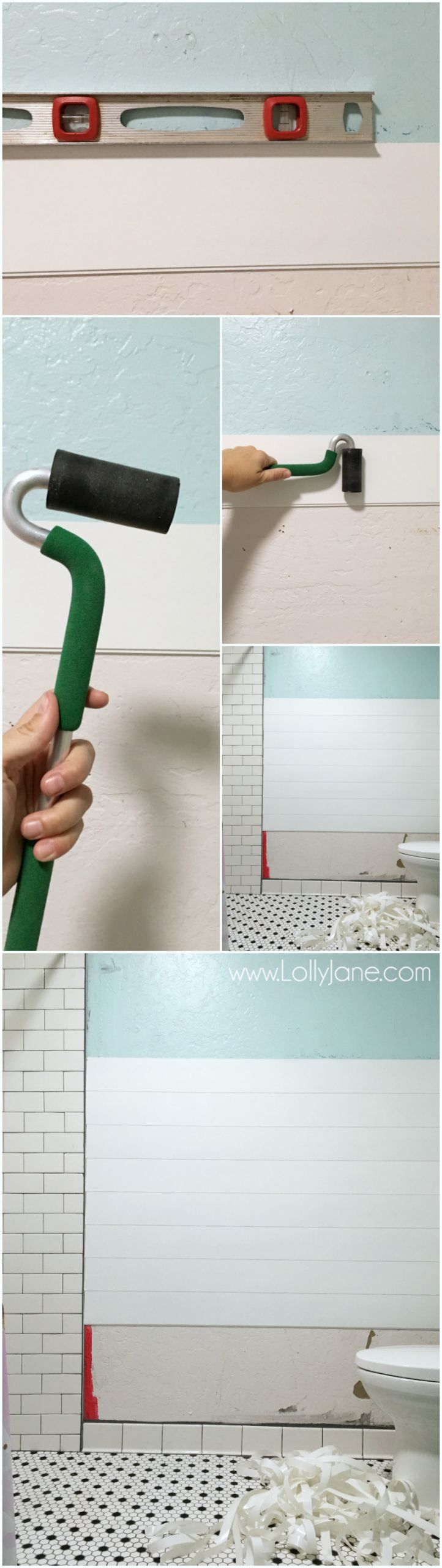 Bathroom Wall Treatments
 Easy to Install Peel and Stick Shiplap Bathroom Wall