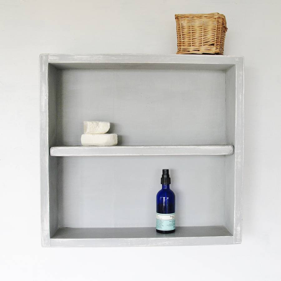 Bathroom Wall Unit
 Vintage Wooden Painted Bathroom Wall Unit By Seagirl And