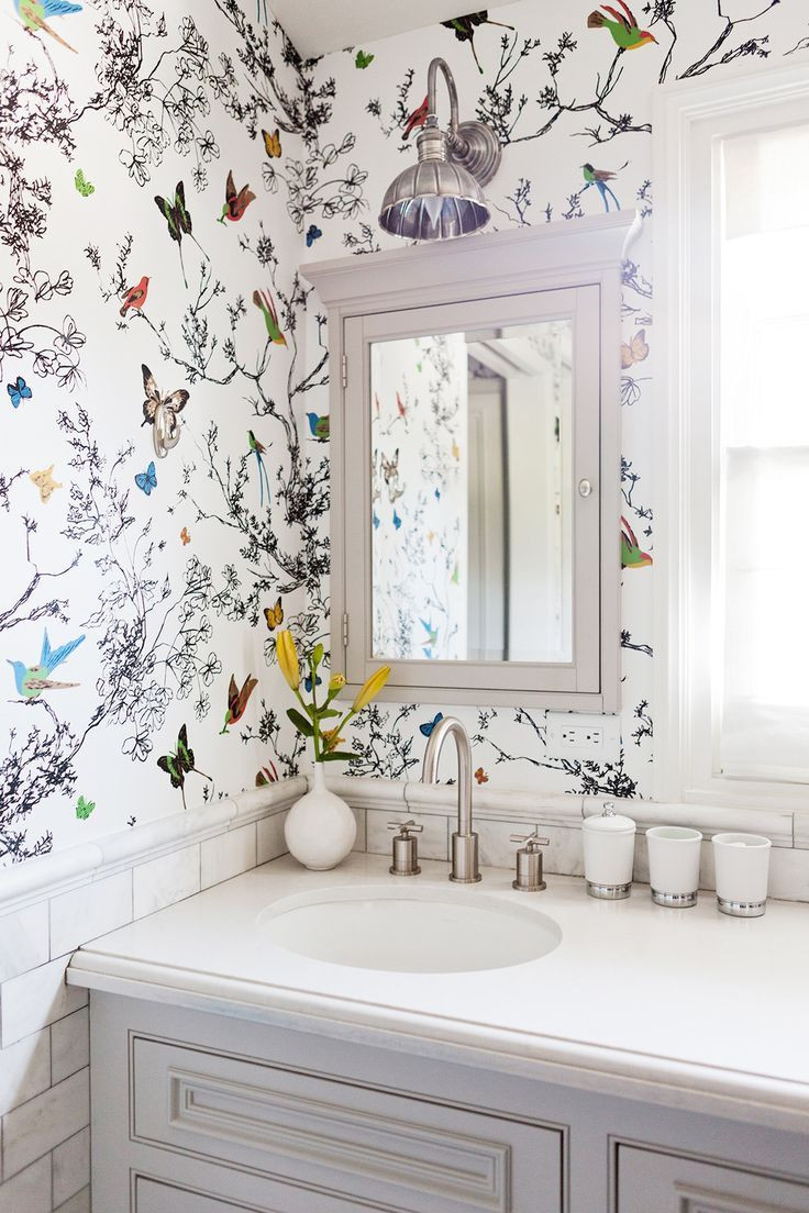 Bathroom Wallpaper Designs
 288 best wallpaper obsessed images on Pinterest