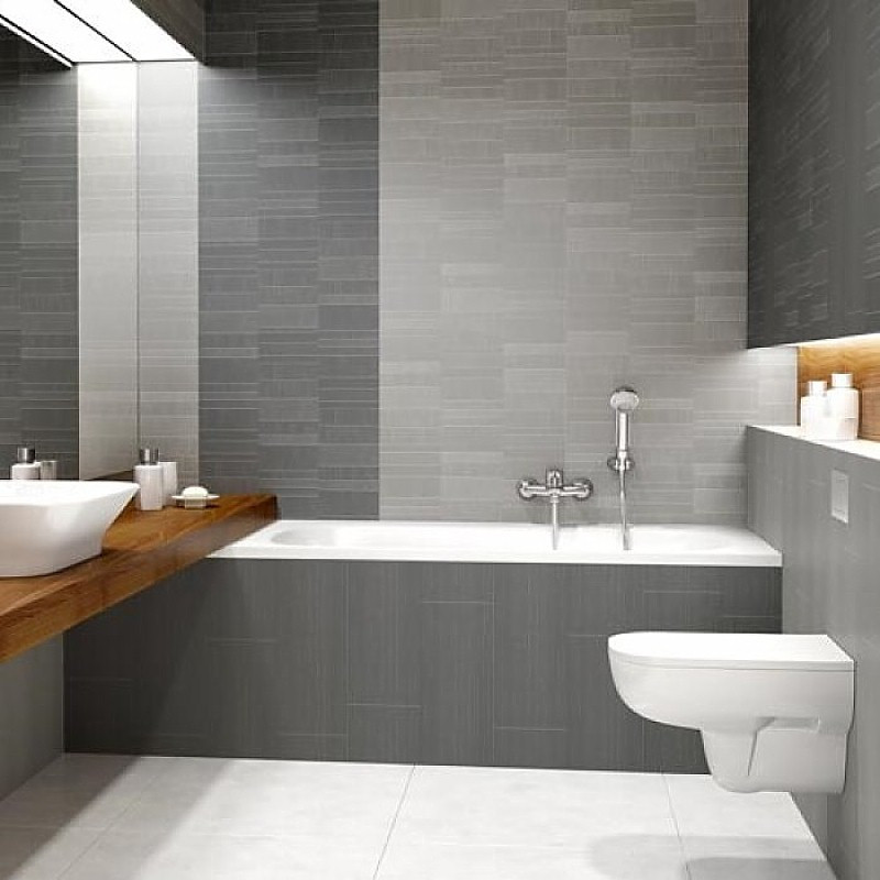 Bathroom Walls Materials
 Modern Decor Silver Mosaic Bathroom Wall Panels The