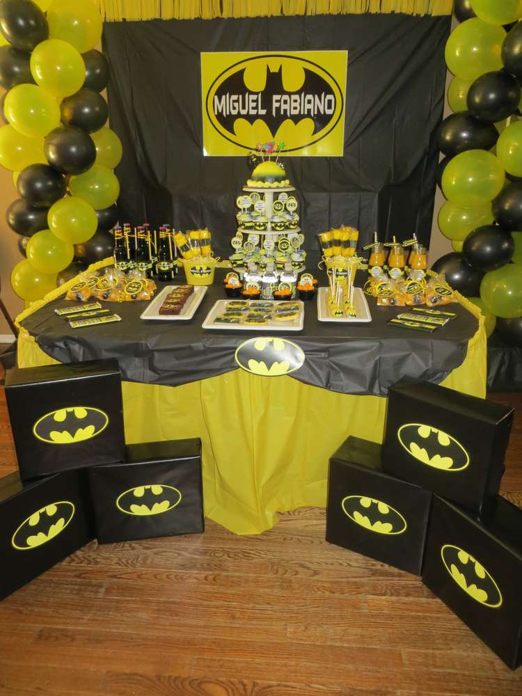 Batman Birthday Party
 Batman Birthday Party Ideas 30 of 31