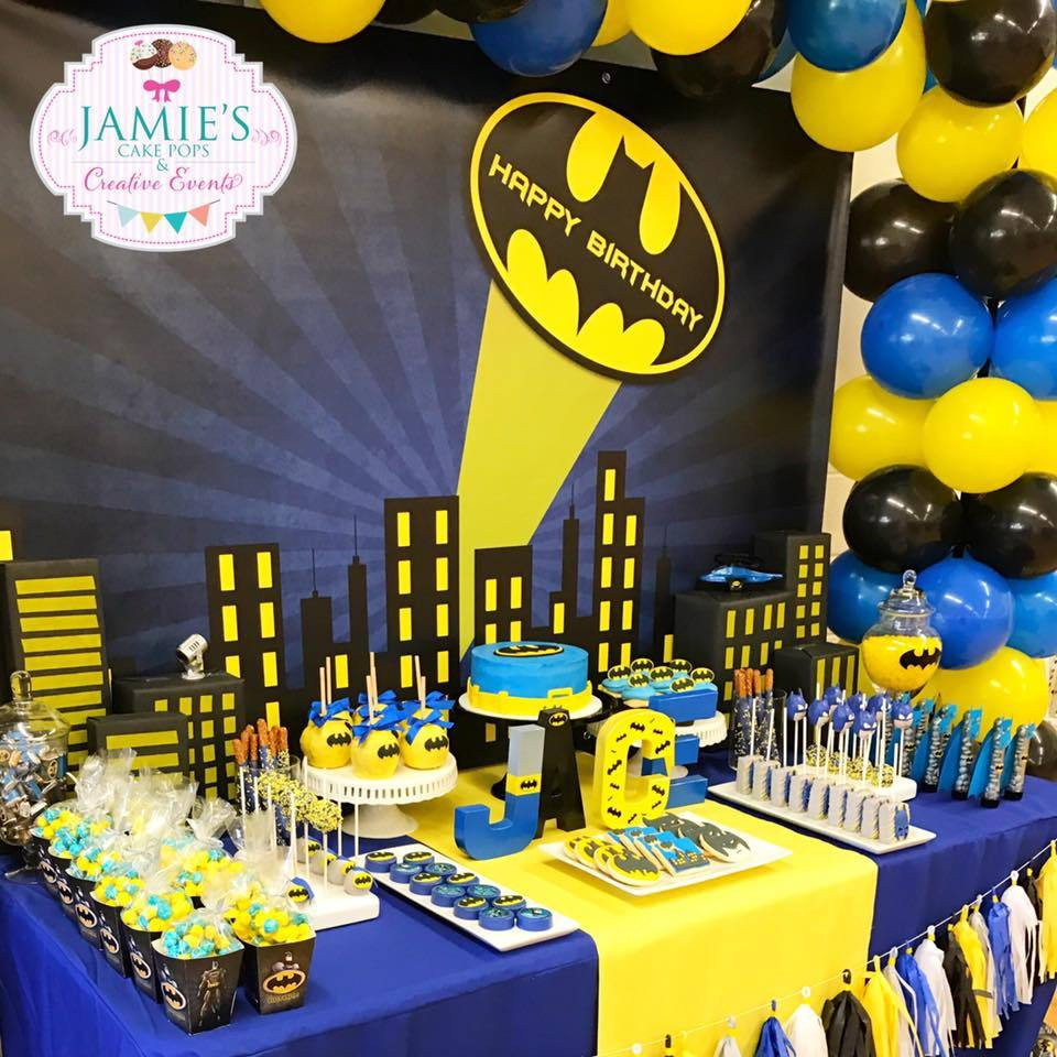 Batman Birthday Party
 Batman Birthday Party Ideas — The Iced Sugar Cookie