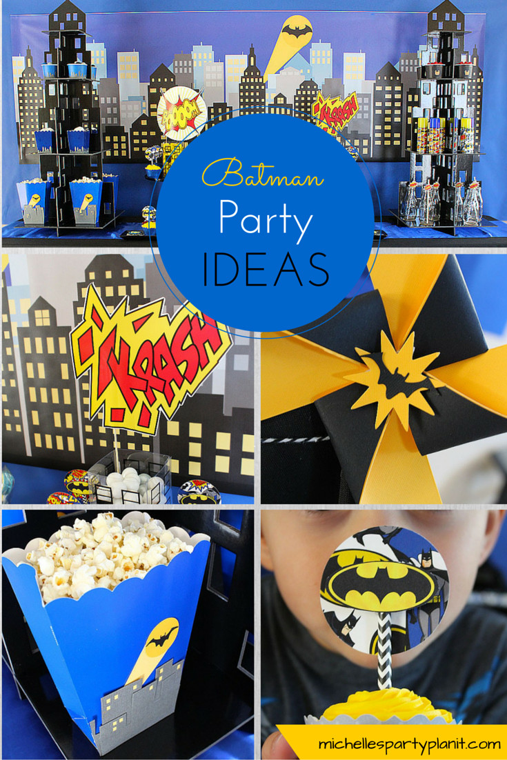 Batman Birthday Party
 Batman Party Ideas Michelle s Party Plan It