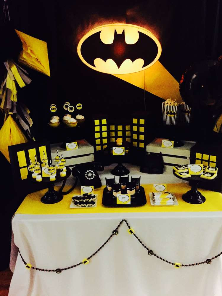 Batman Birthday Party
 Batman Birthday Party Ideas 1 of 15
