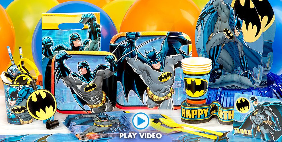Batman Birthday Party
 Batman Party Supplies Batman Birthday Ideas