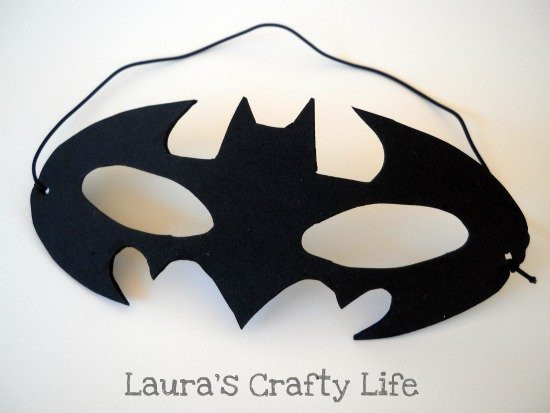 Batman Mask DIY
 How To Batman Mask Laura s Crafty Life