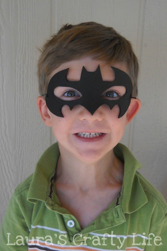 Batman Mask DIY
 How To Batman Mask Laura s Crafty Life