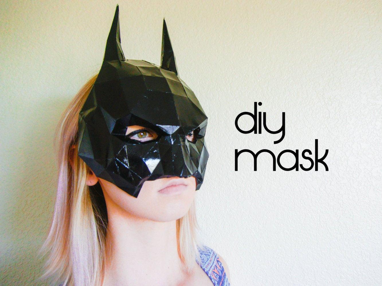 Batman Mask DIY
 Batman Mask Make your own with a PDF Download batman