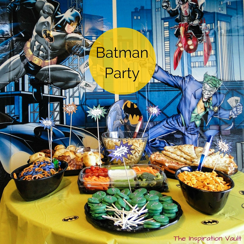 Batman Party Food Ideas
 Batman Party The Inspiration Vault