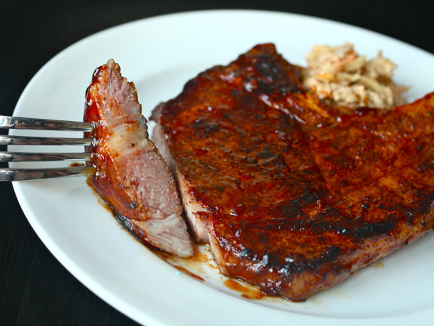 Bbq Sauce Pork Chops
 Sous Vide 101 Spicy Rubbed Pork Chops with BBQ Sauce