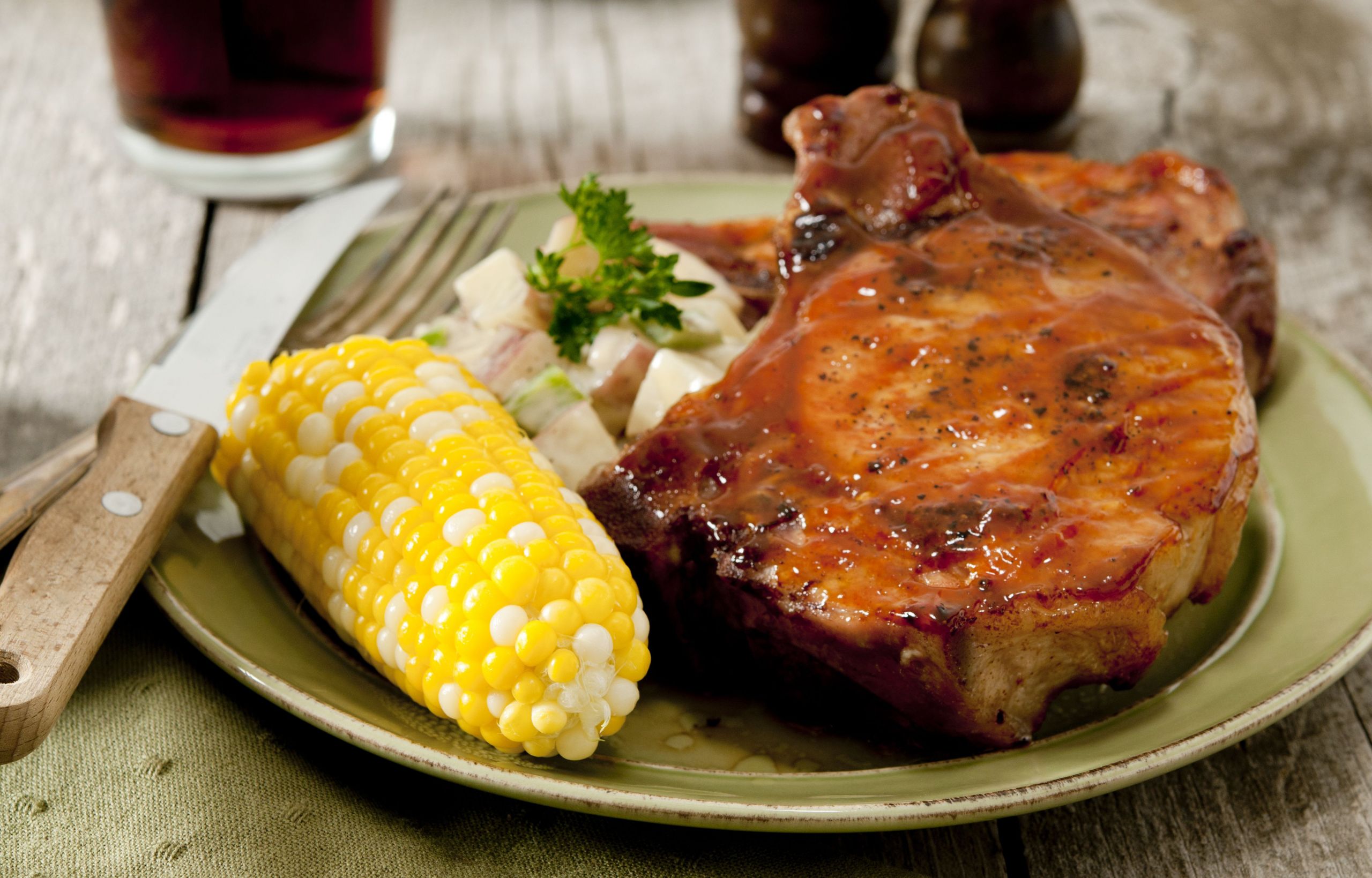 Bbq Sauce Pork Chops
 Baked Pork Chops With Barbecue Sauce Recipe