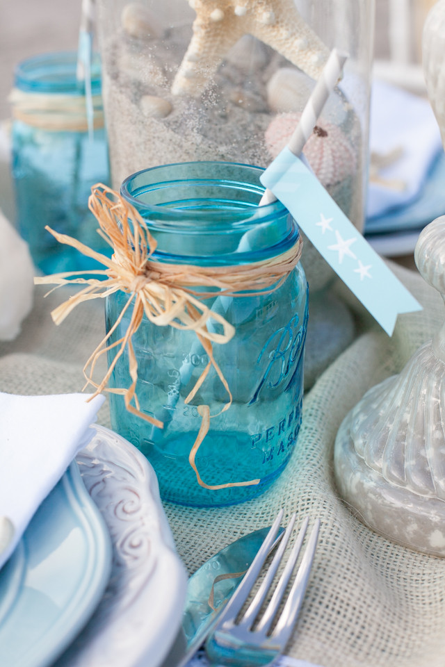 Beach Bridal Party Ideas
 Beachy Shower on the Ocean Frog Prince Paperie