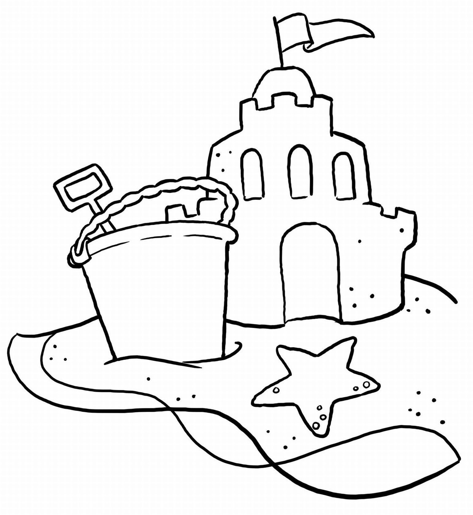 Beach Coloring Pages For Kids
 Beach Coloring Pages Beach Scenes & Activities