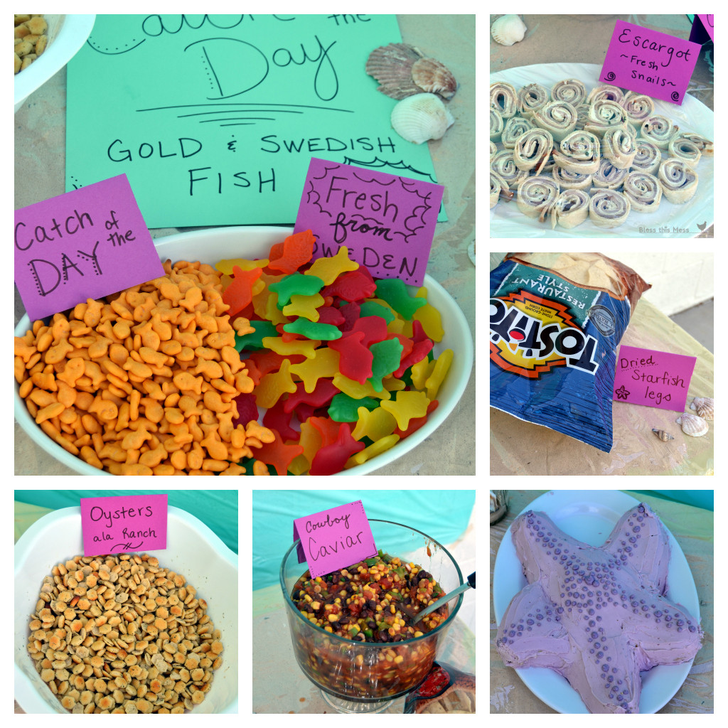 Beach Food Ideas For Party
 Beach Birthday Party — Bless this Mess