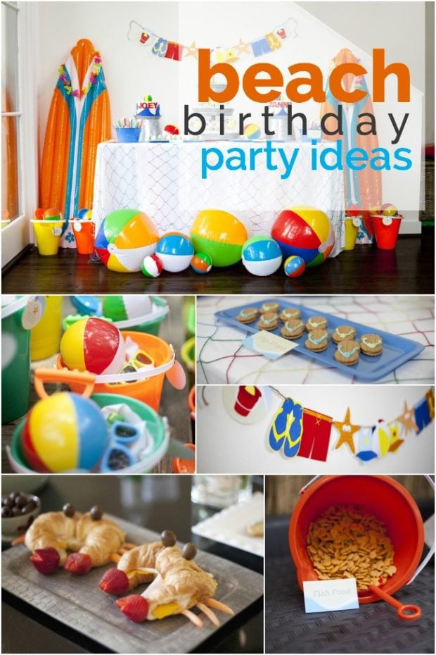 Beach Party Food Ideas Birthday
 A Boy’s Beach Birthday Party Spaceships and Laser Beams