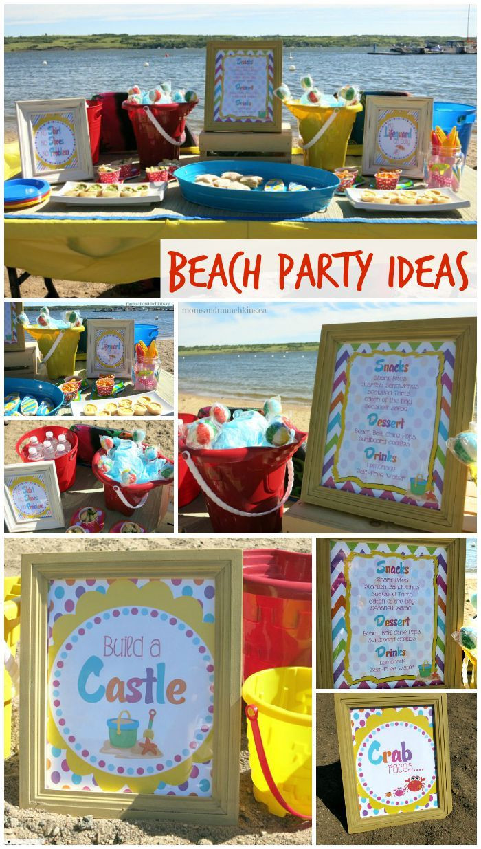 Beach Party Ideas For Adults
 Beach Birthday Party Ideas Moms & Munchkins