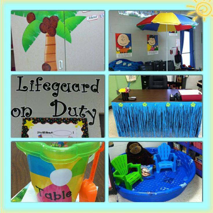Beach Party Ideas For Preschoolers
 1000 images about Luau Beach Themed Classroom on