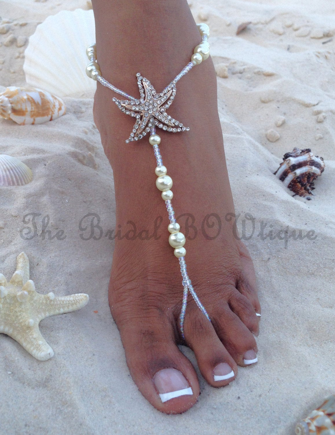 Beach Wedding Sandals
 Starfish Barefoot Sandals Beach Wedding Barefoot Sandal