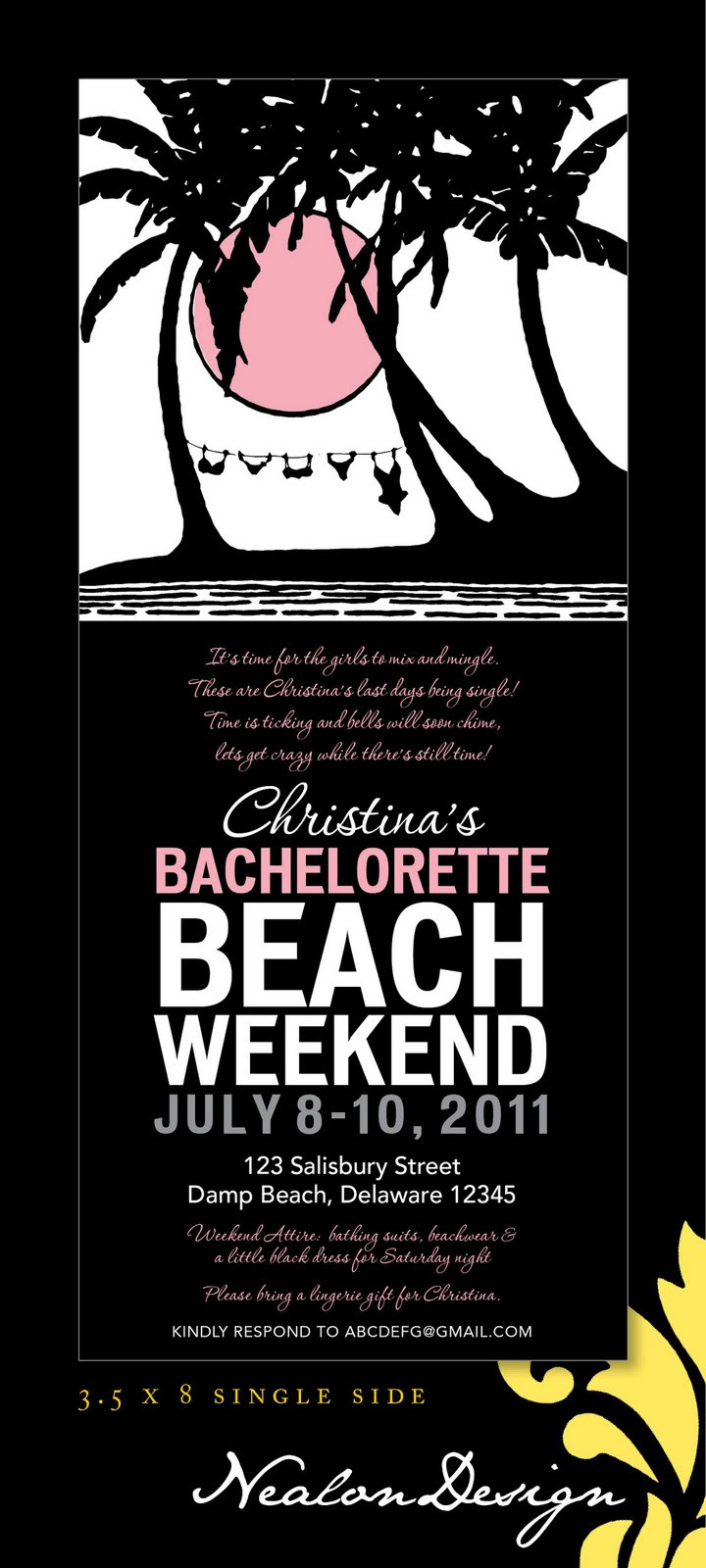 Beach Weekend Bachelorette Party Ideas
 Atl Bachelorette Resource